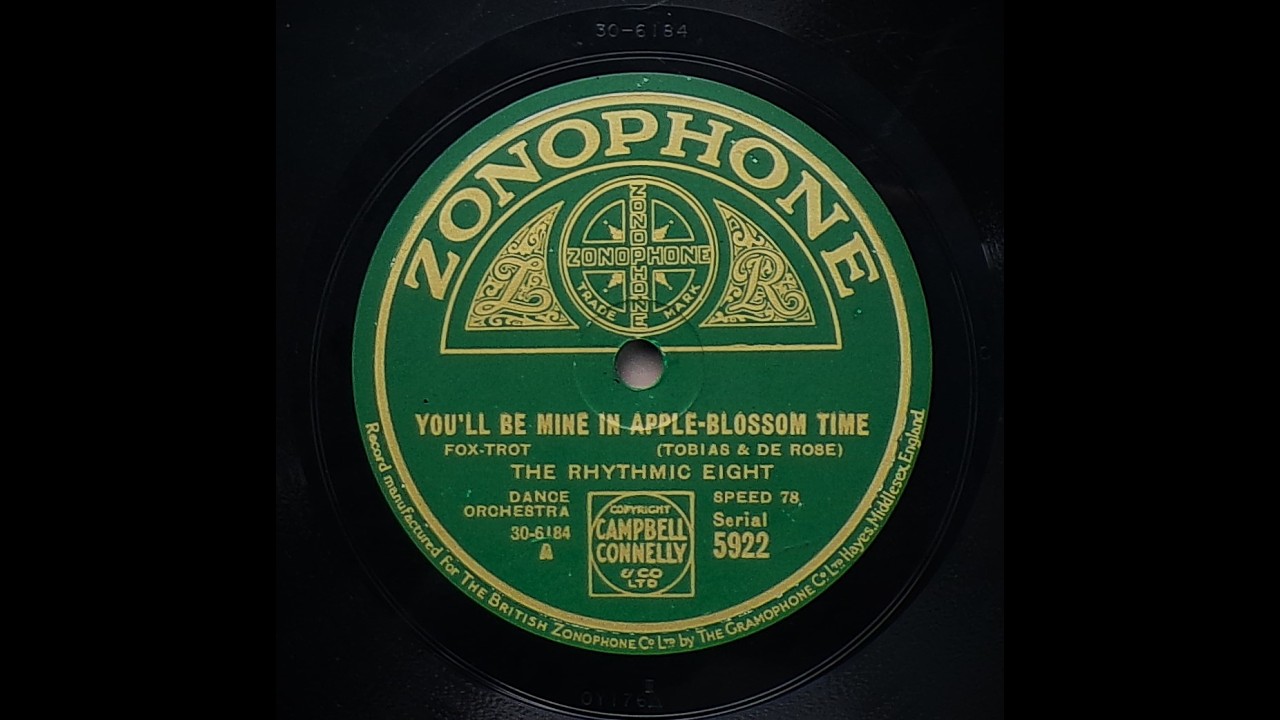 You'll Be Mine In Apple Blossom Time - The Rhythmic Eight (1931)