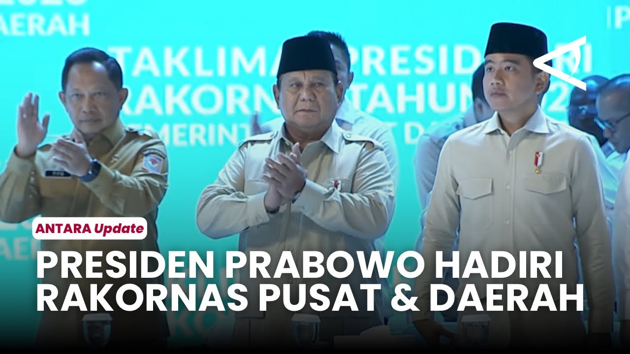 Presiden Prabowo Hadiri Rakornas Pemerintah Pusat & Daerah Tahun 2026 di Sentul Bogor