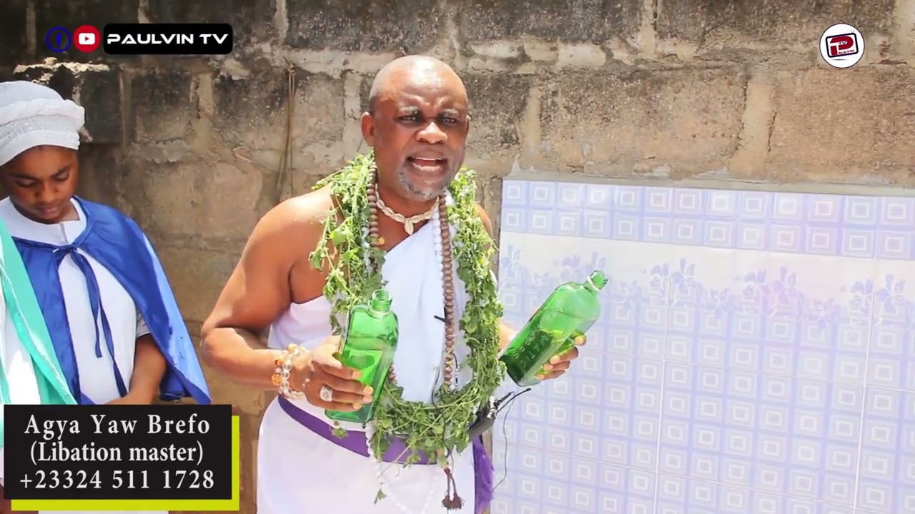 African spirituality in Numbers 27, Akwasidae food and wine offering by Libation Master