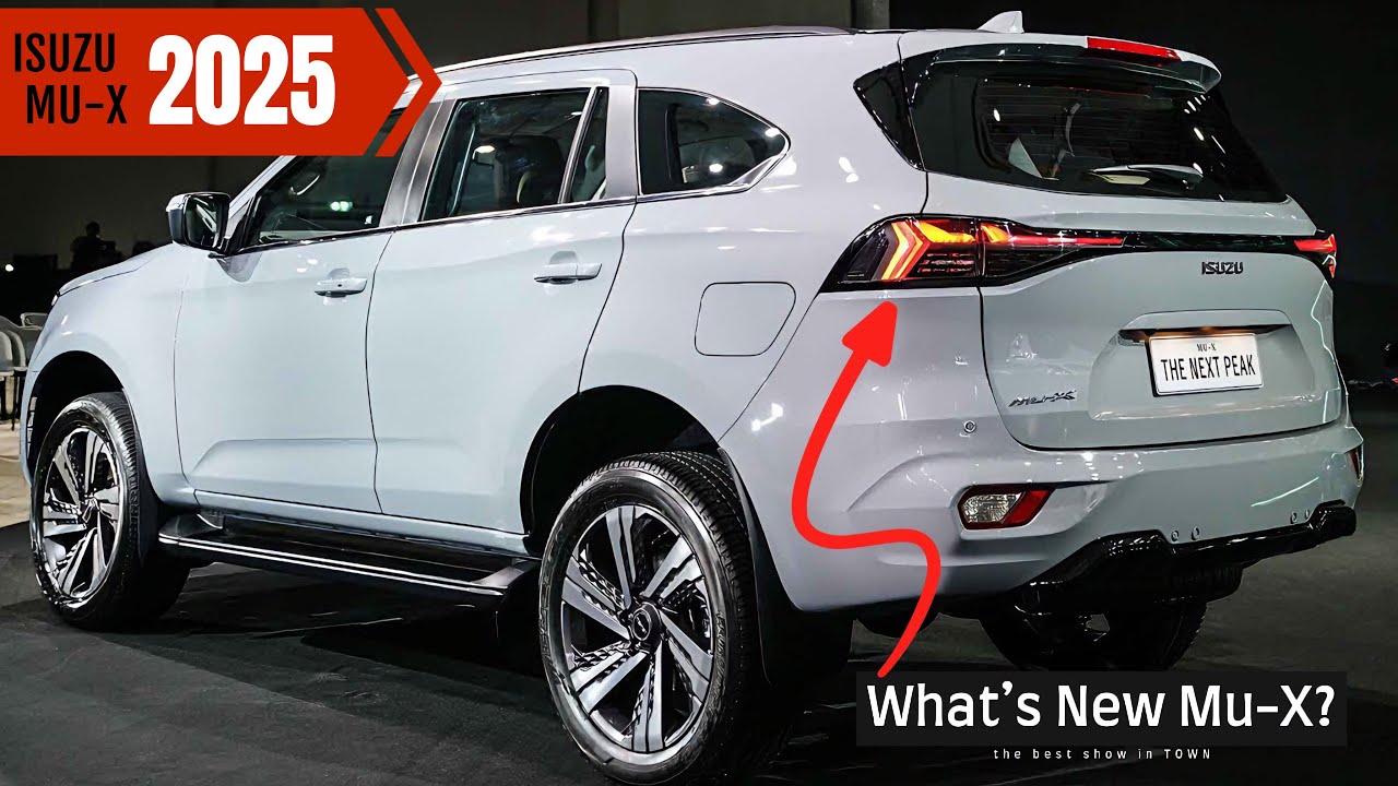 New 2025 ISUZU MU-X 3.0L Diesel On/Off-road: 7 Seaters Luxury SUV | Galena Grey Color