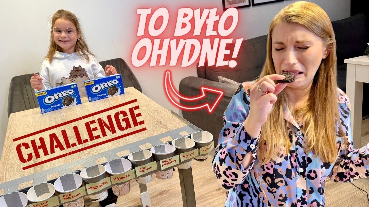 Oreo Roll Roulette🤩 Zwymiotowałam🤮 To było ohydne🤢 Challenge z Tatą💖