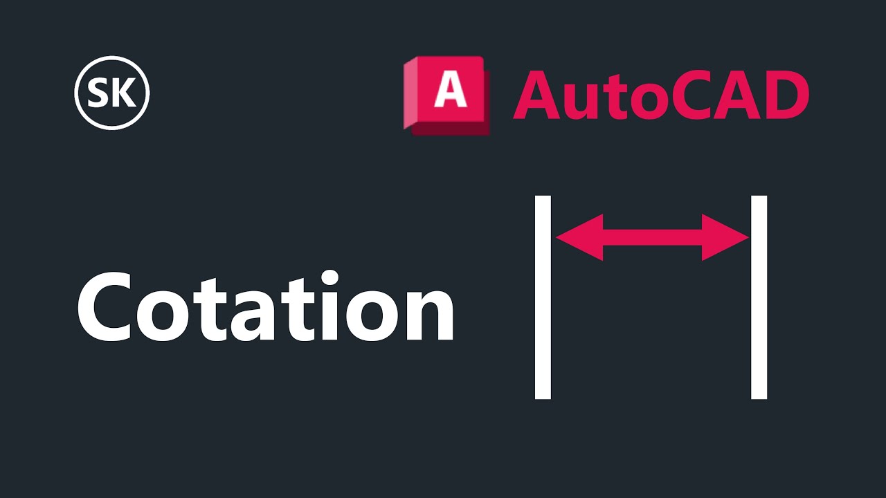 AutoCAD : Cote & Ligne de repère | Annotation, Cotation