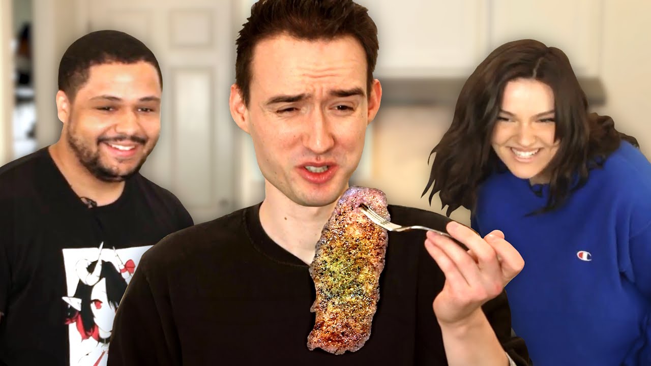 We Forced a European to try Asmongold's $2 Steak
