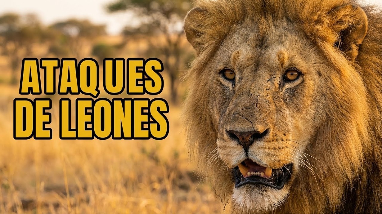 Los ataques de leones más increíbes captados en cámara a turistas imbéciles | Instinto Fatal