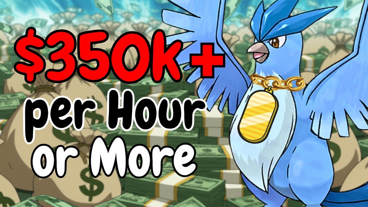 ЛЕГКО 350К+ Покейен в час в PokeMMO | Богатые тренеры V3 — Гайд по заработку после нерфа