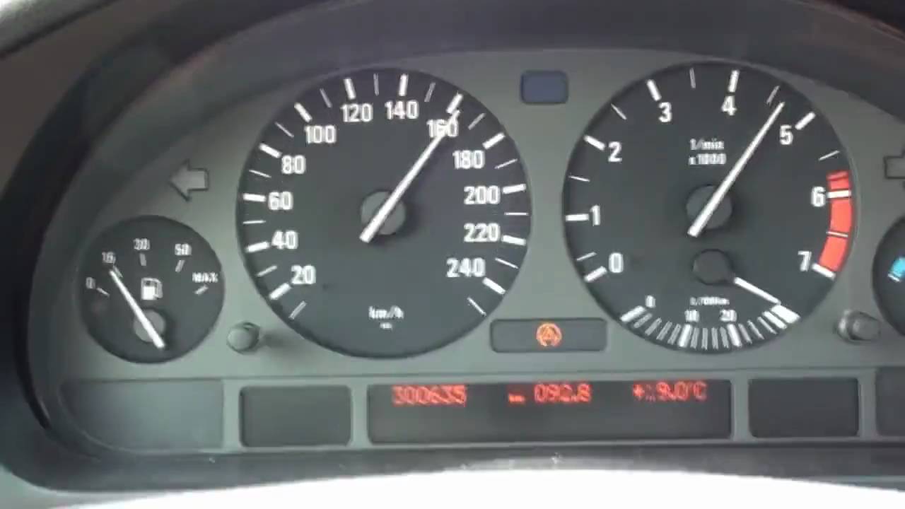 BMW E39 540i manual 0-200 km/h Acceleration