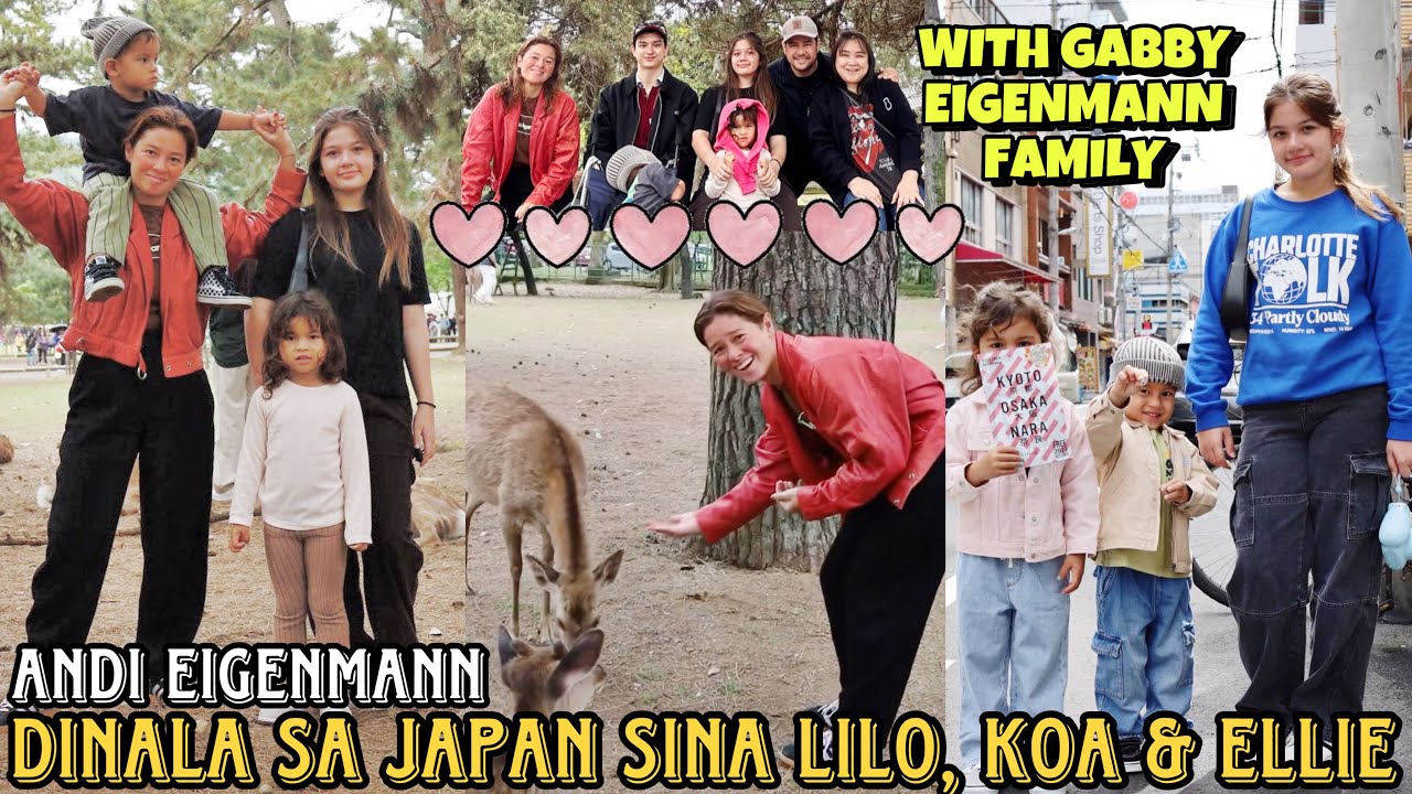 ANDI EIGENMANN ENJOY SA JAPAN KASAMA SINA LILO, KOA & ELLIE ❤️ SAD HINDI NAKASAMA SI PHILMAR ALIPAYO