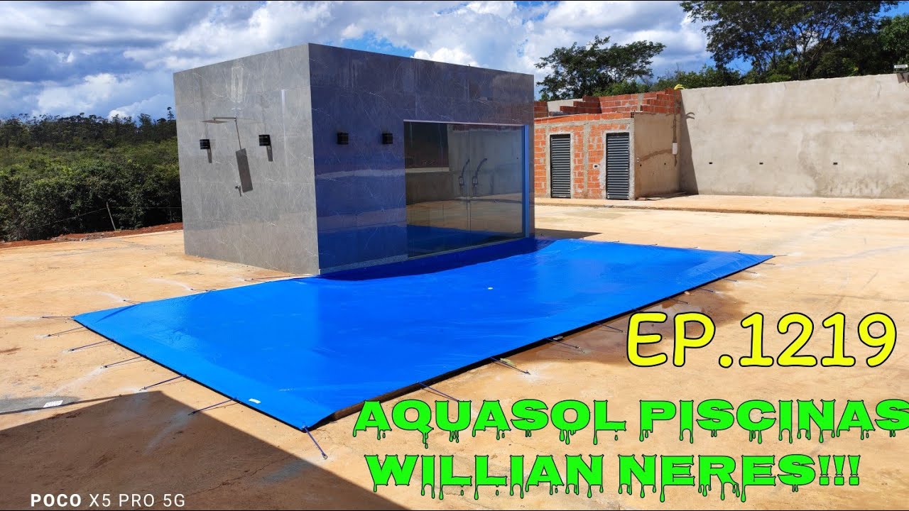 INSTALAÇÃO CAPA PROTEÇÃO PISCINA 500 MICRAS PVC , EP.1219