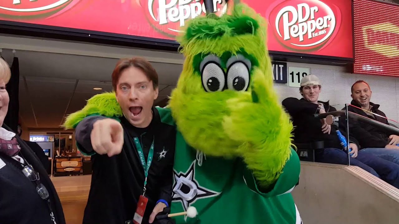 Victor E Green celebrates a Stars goal