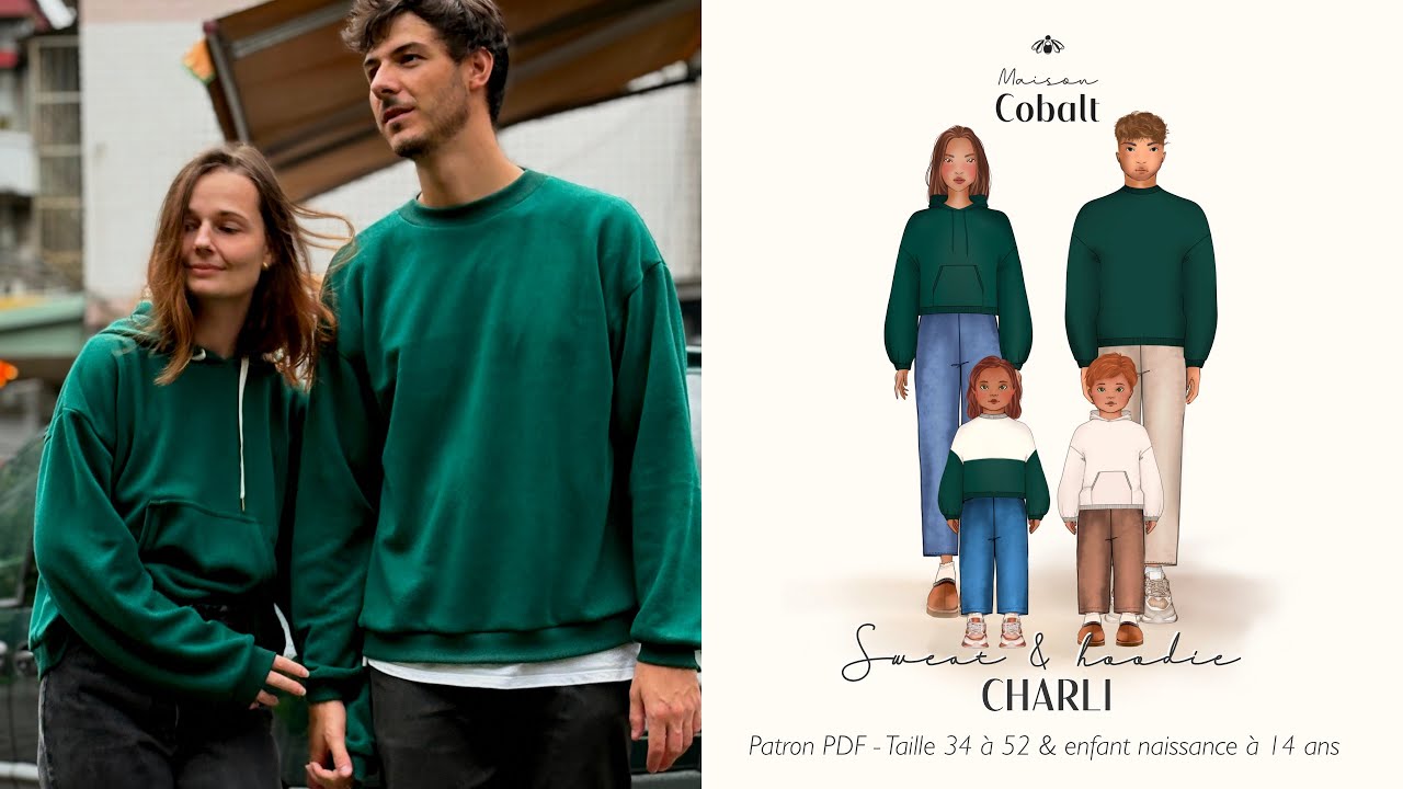 CHARLI || Sweat & hoodie || TUTORIEL COMPLET