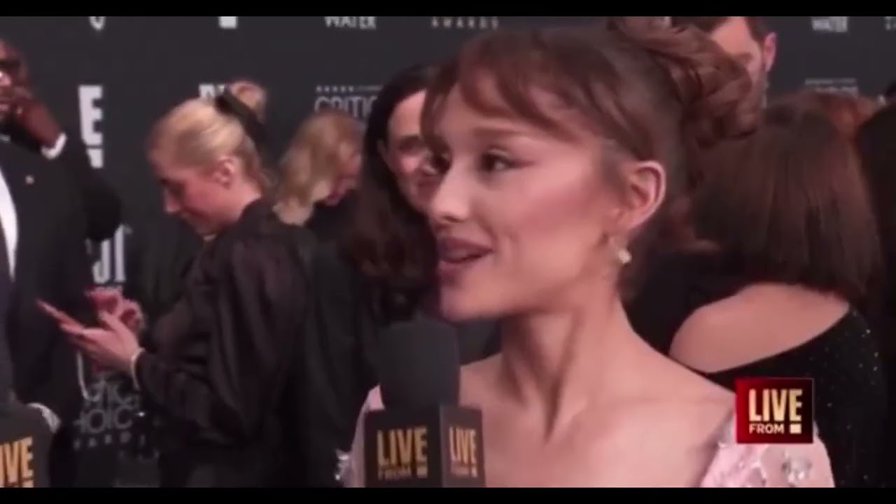 Ariana Grande talks about upcoming Eternal Sunshine tour @ #CriticsChoiceAward 2026 