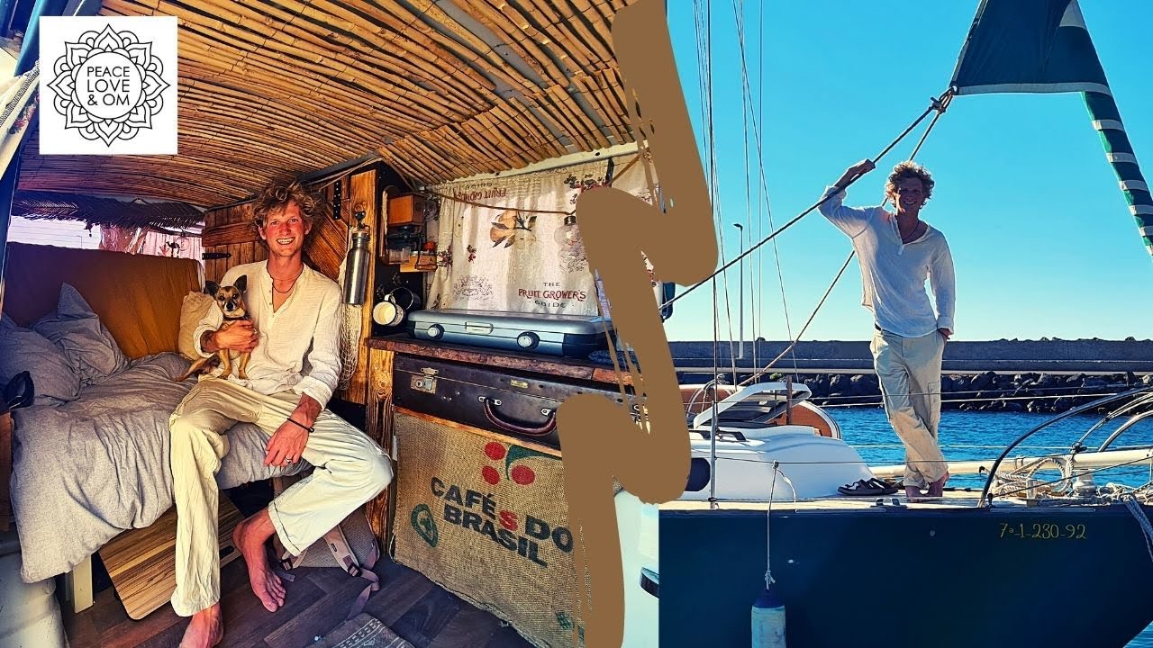 От Vanlife до Boatlife: 21-летний парень живет на 50-летнем паруснике
