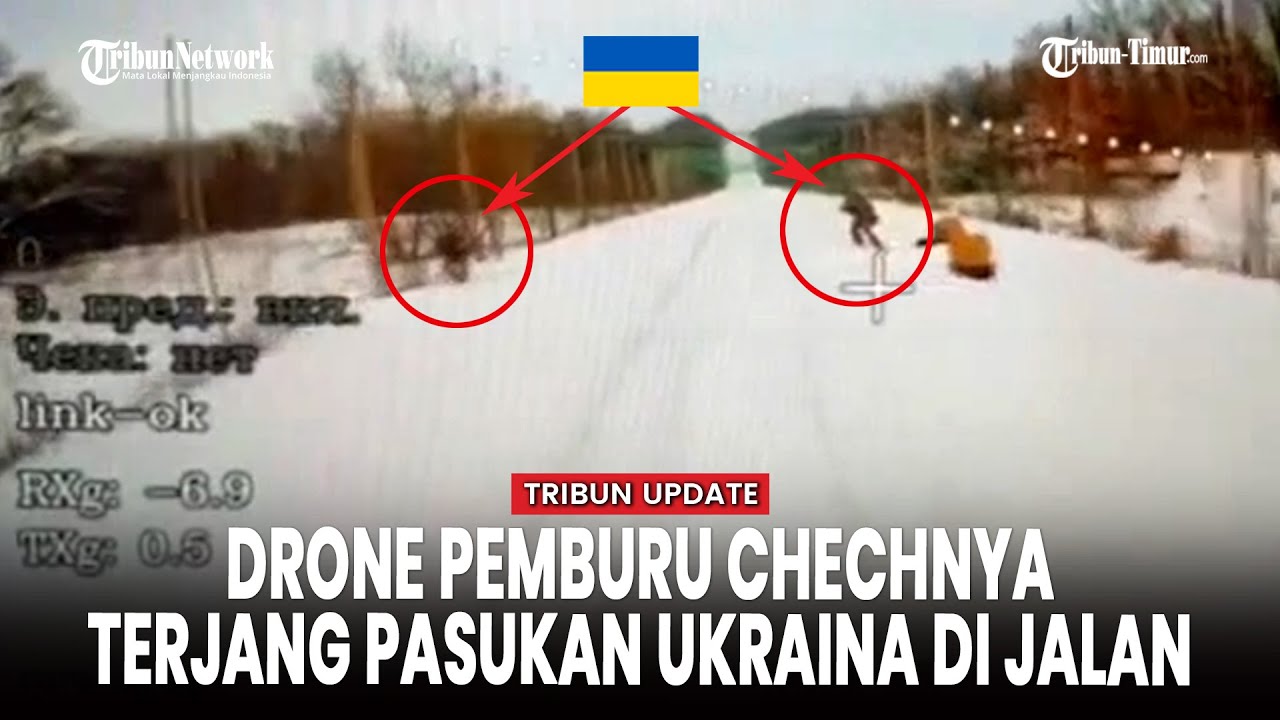 Rekaman Dramatis! Drone Memburu Pasukan Ukraina hingga Titik Perlindungan Runtuh