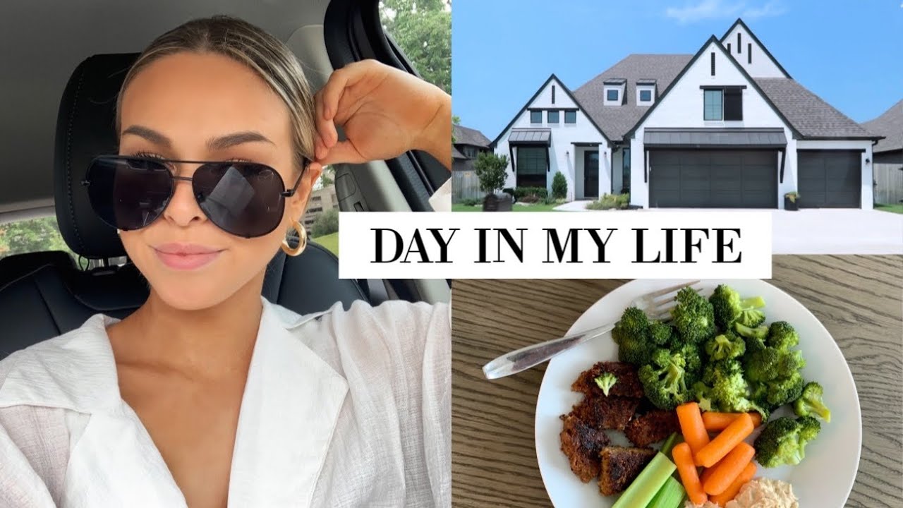 VLOG: DAY IN MY LIFE, DREAM HOUSE, HEALTHY GROCERY HAUL + DINNER RECIPE | Katie Musser