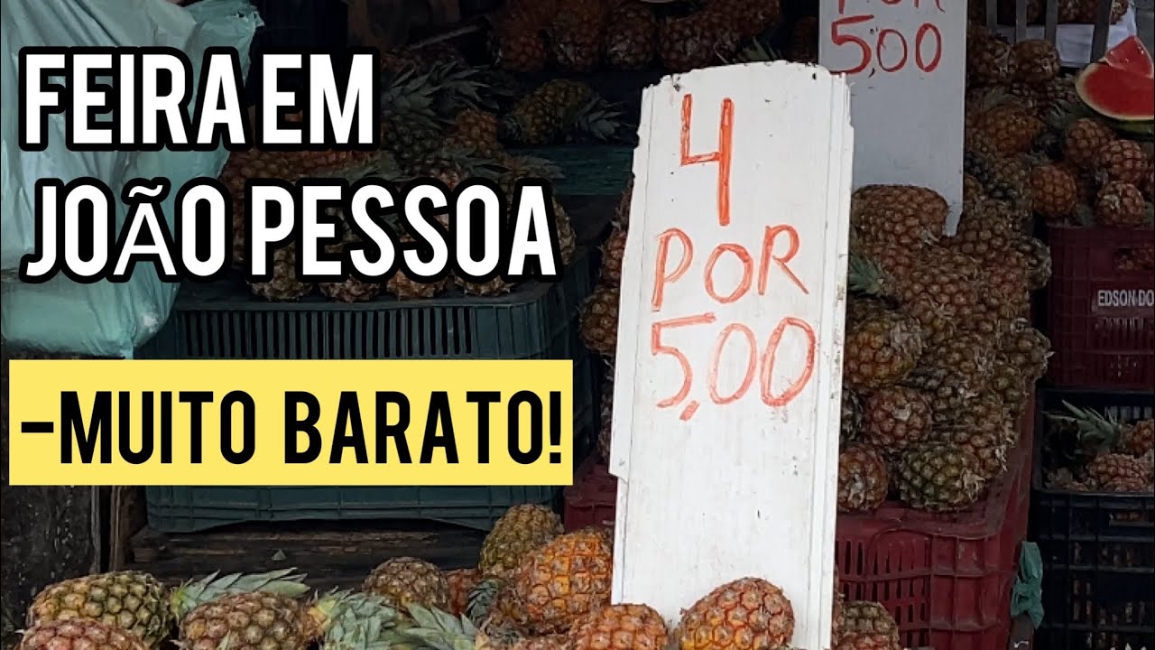 Fazendo feira com 100$ em João Pessoa