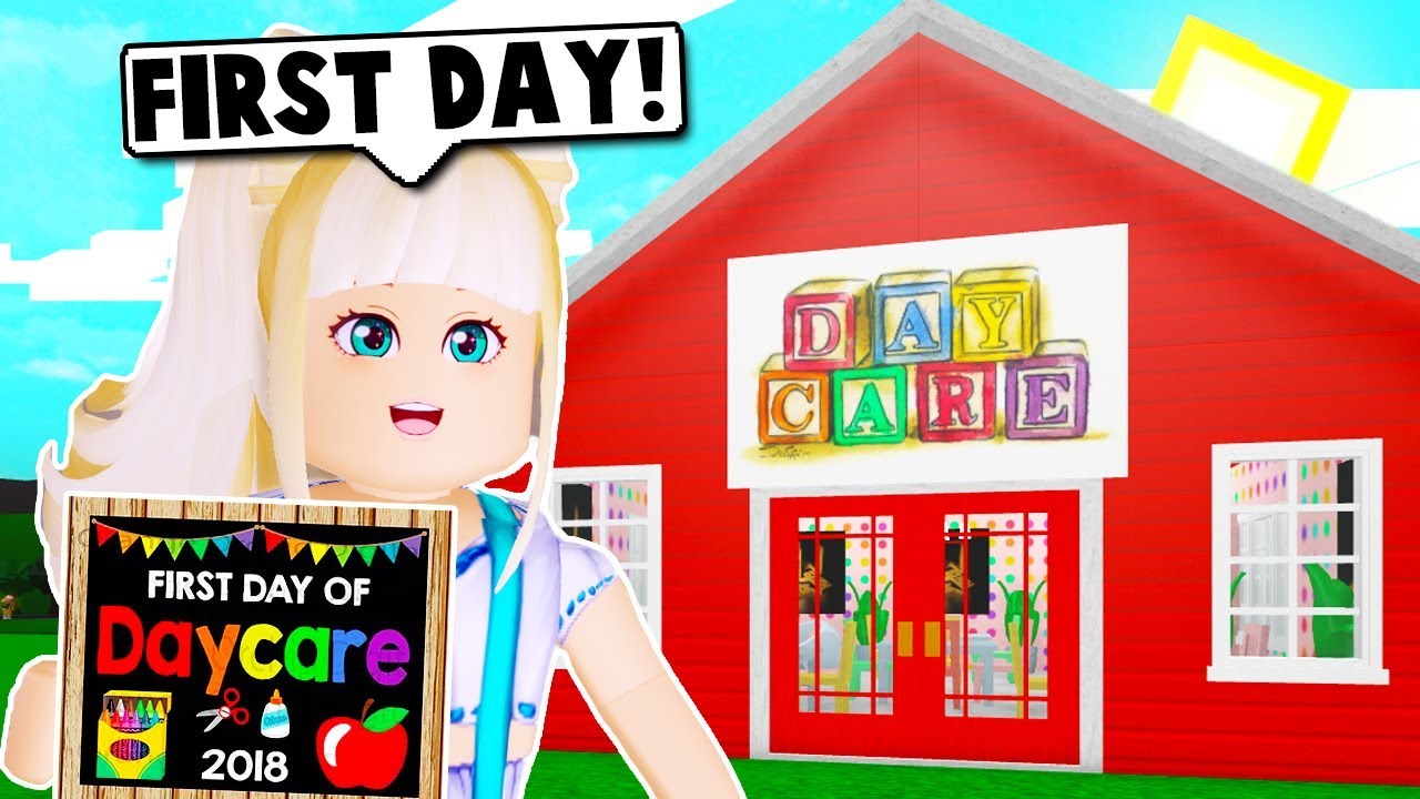 MY BABY'S FIRST DAY AT DAYCARE ON BLOXBURG! (Roblox)