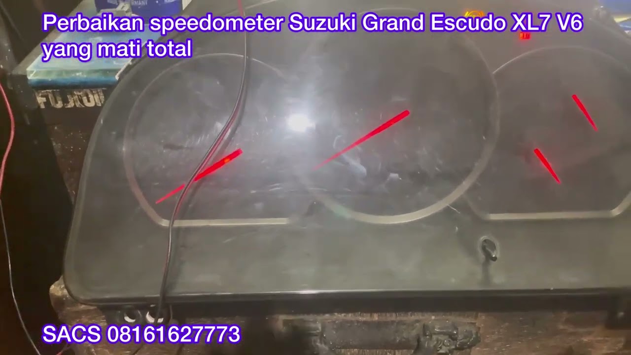 Perbaikan speedometer Suzuki Grand Escudo XL7 V6 yang sudah mati total