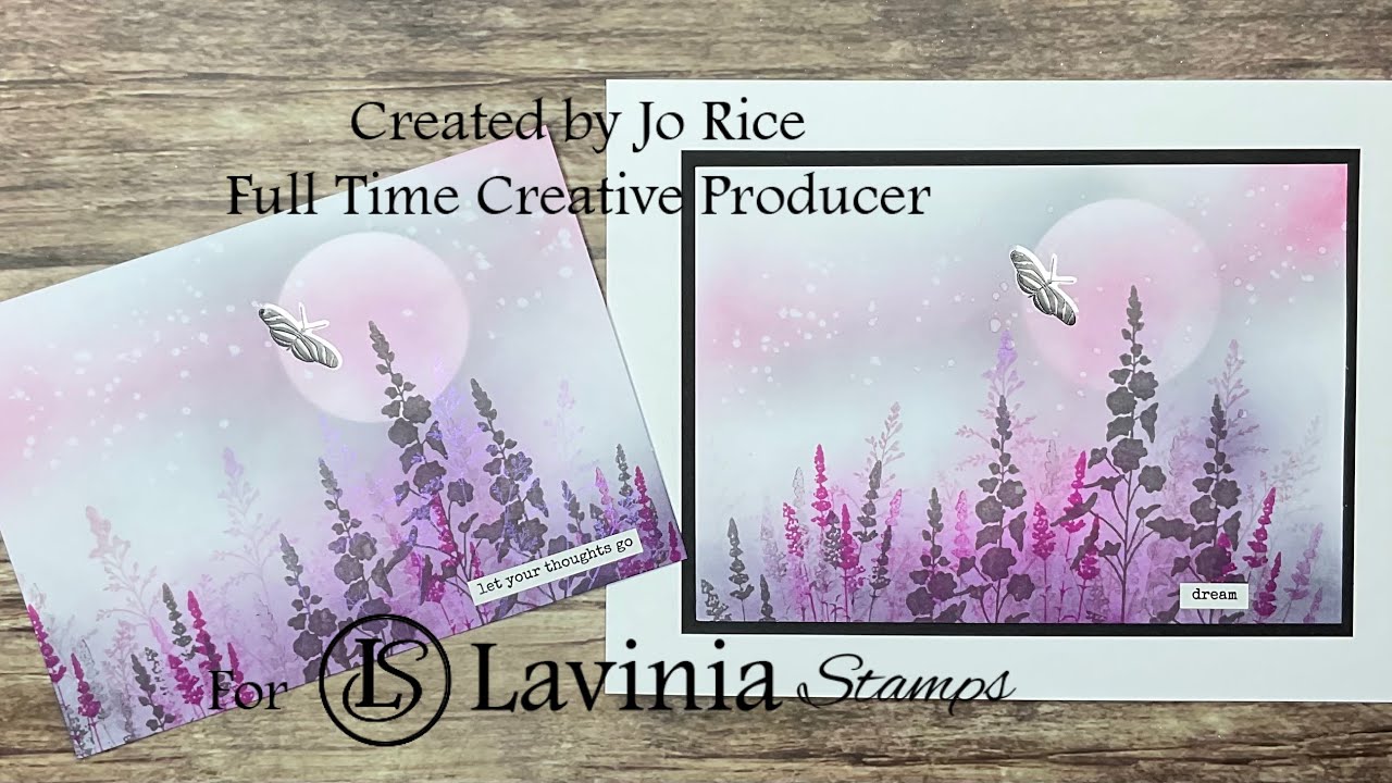Frosted Dreams от Джо Райс #laviniastamps #meadow #cardmakingvideo