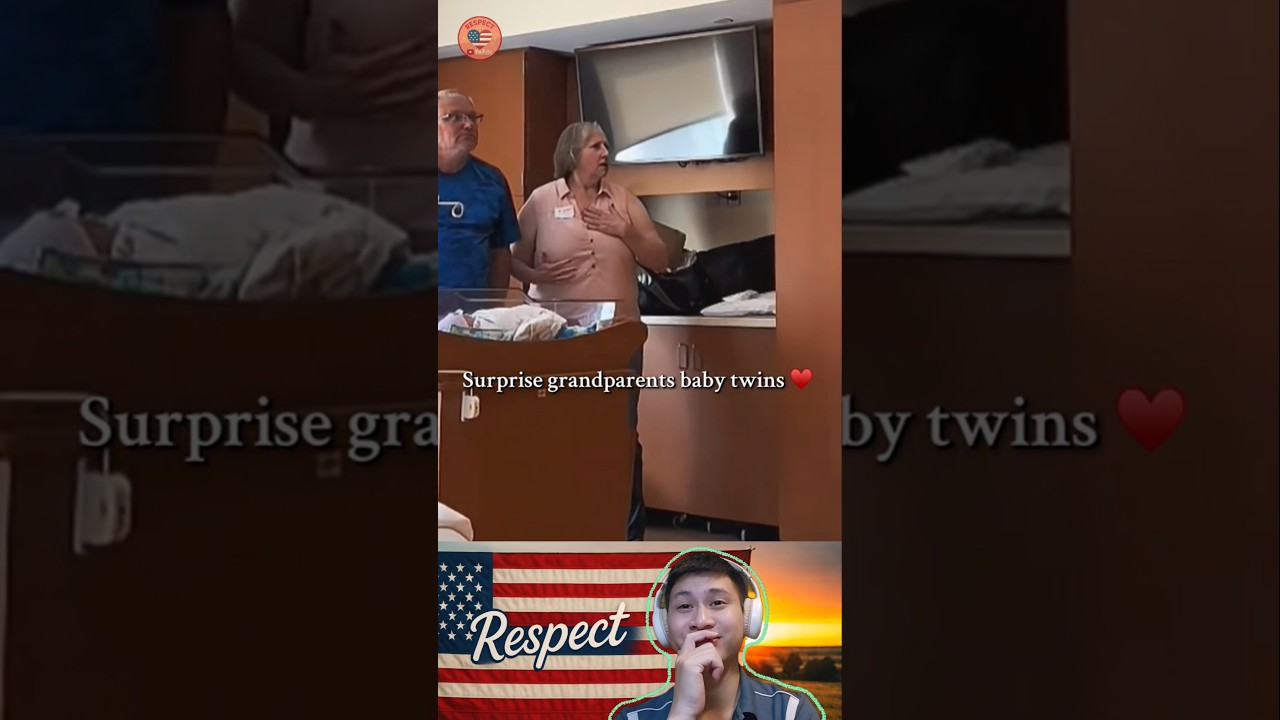 #11 Surprise grandparents baby twins  #shorts #surprise #grandpa #twins #family #emotional #respect