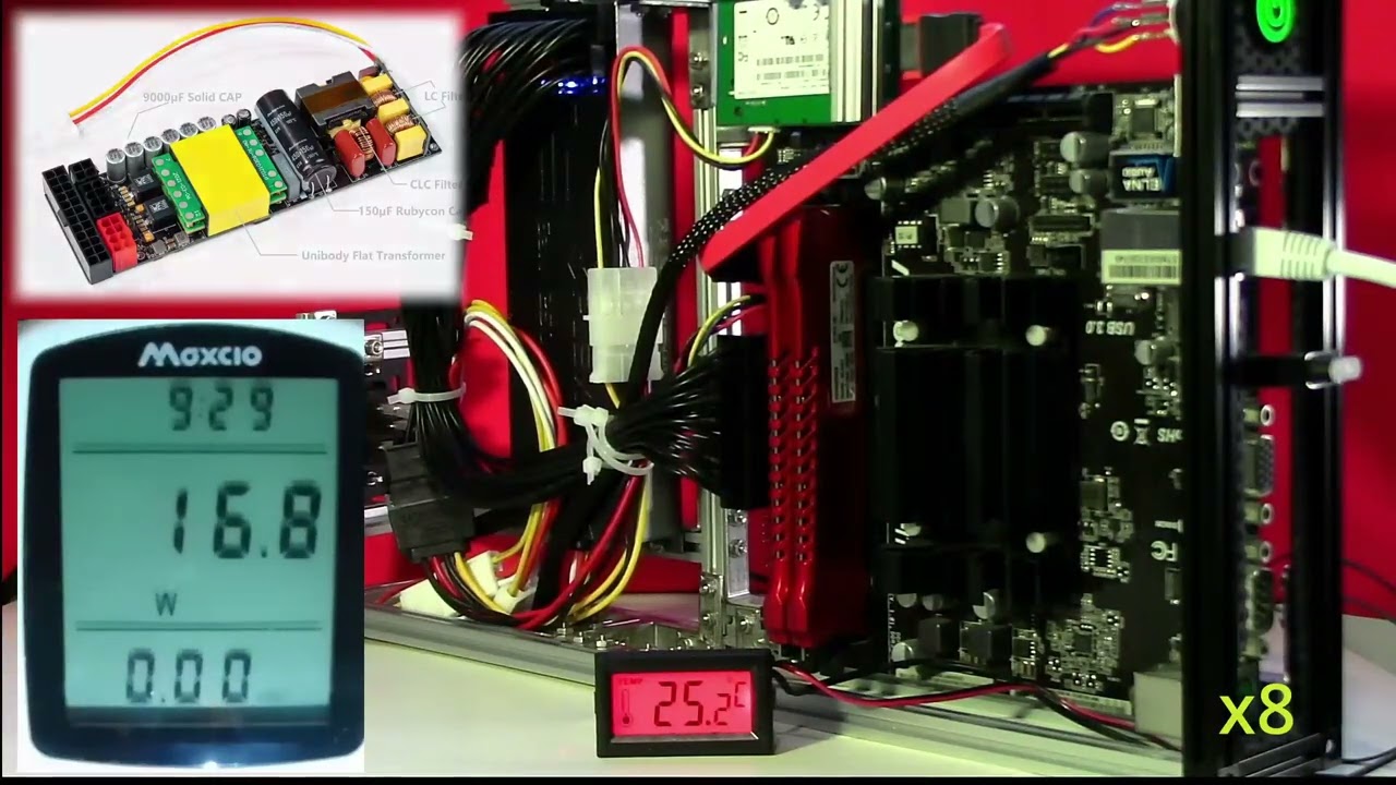 Powering up the new HDPLEX 250W passive GaN AIO(All-In-One) ATX Power Supply