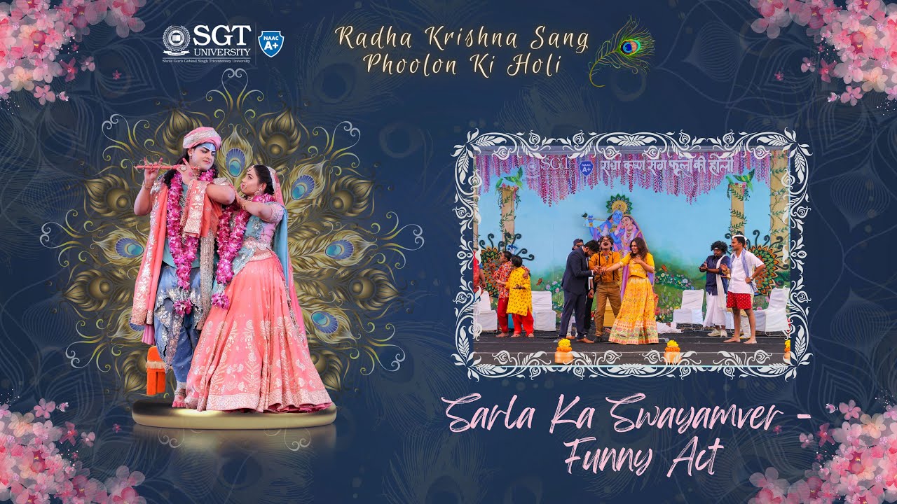 Sarla Ka Syamwayar- Funny Act | (Phoolon ki Holi) | SGT University