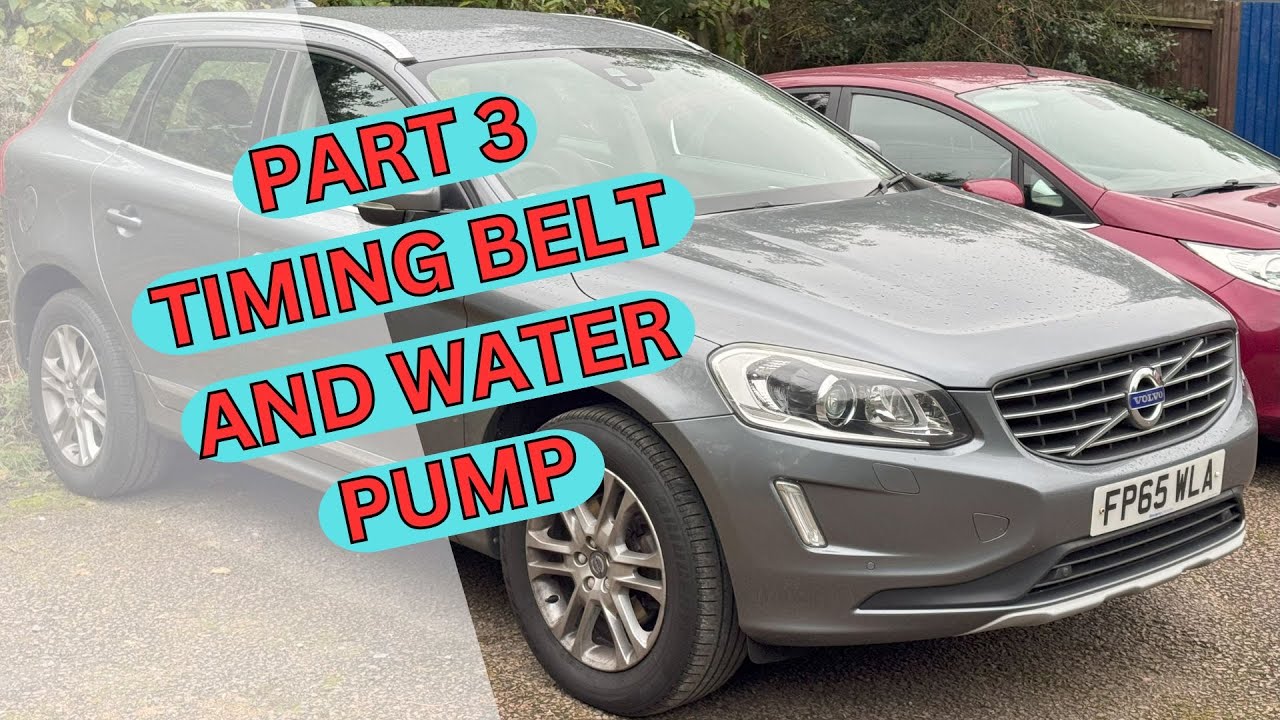 Замена ремня ГРМ и водяного насоса Volvo XC60 2.0L D4, часть 3