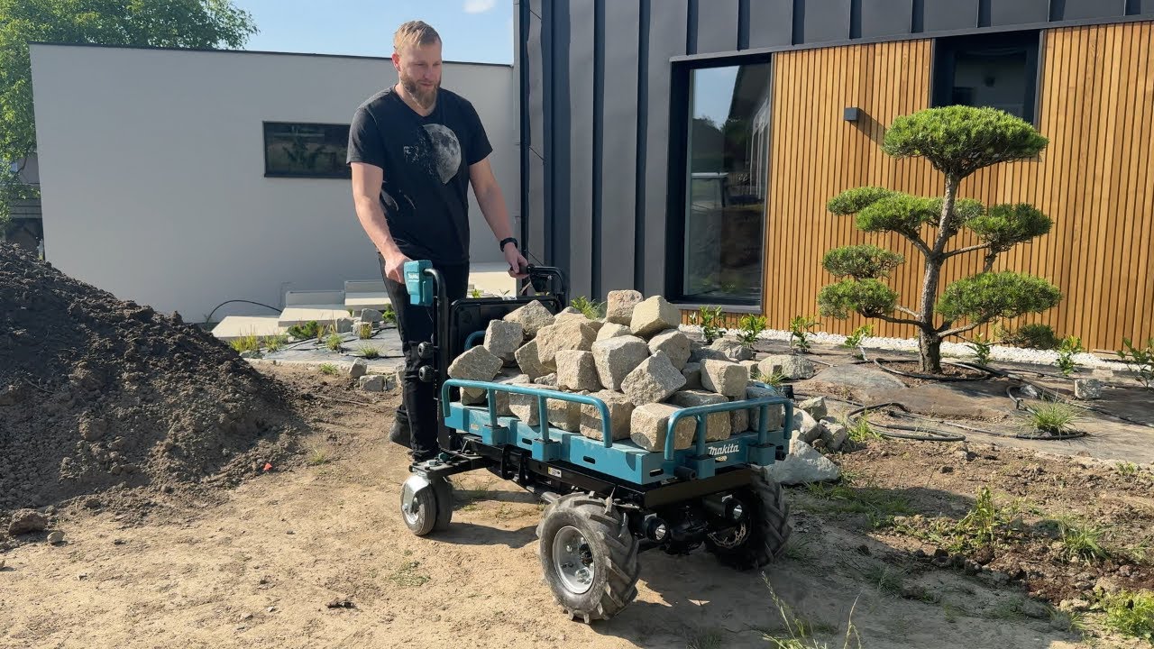 AKUMULATOROWE SAMOBIEŻNE WÓZKI TRANSPORTOWE MAKITA 2x18V