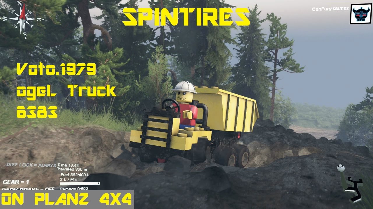 Spintires Voto.1979 ogeL Truck 6383 On Planz 4x4