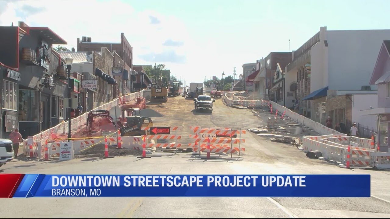 Update on Branson Downtown Streetscape Project