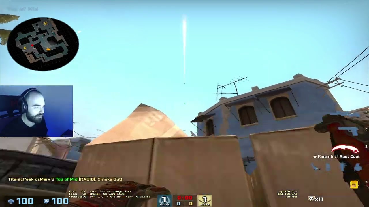 Můj nejoblíbenější smoke na mirage xd