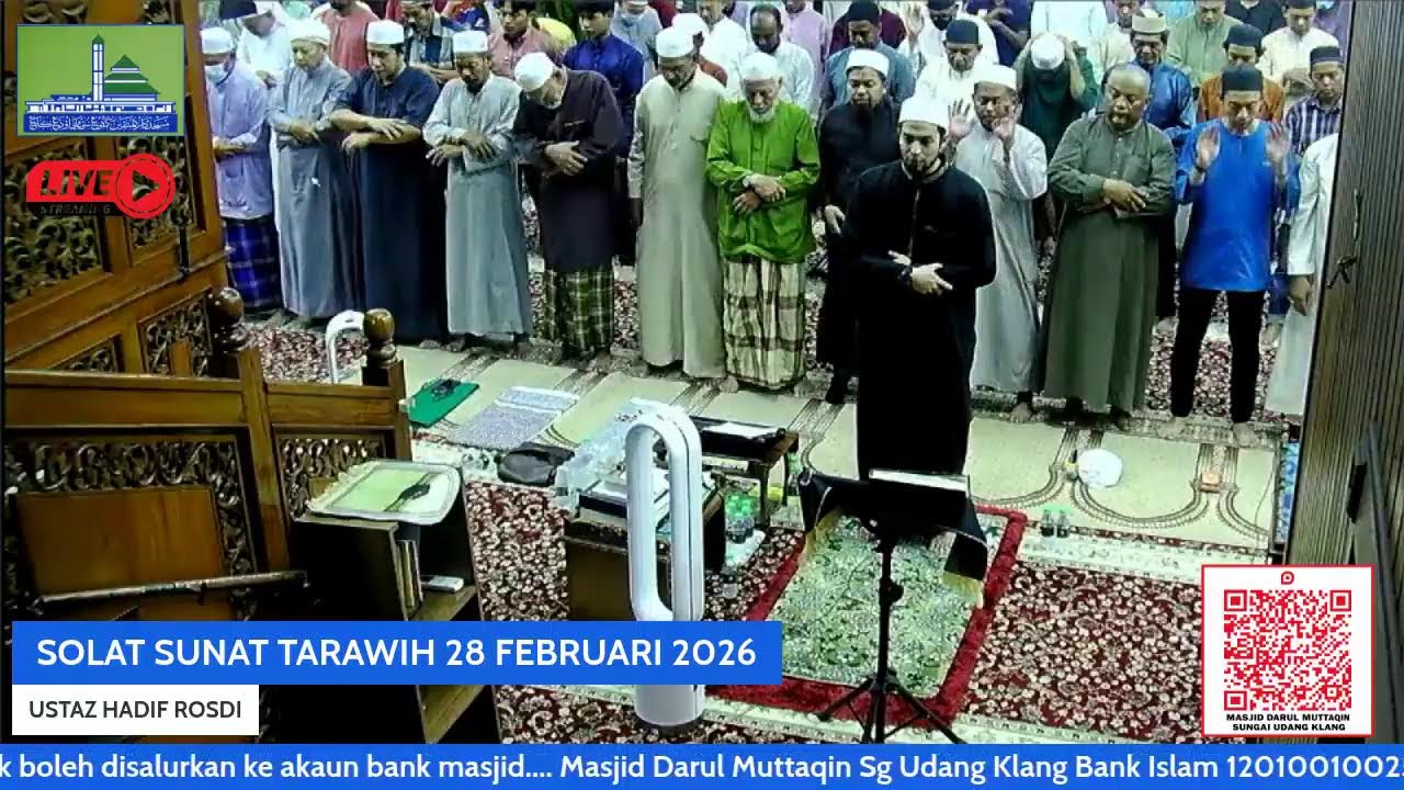 SOLAT SUNAT TARAWIH 28 FEBRUARI 2026