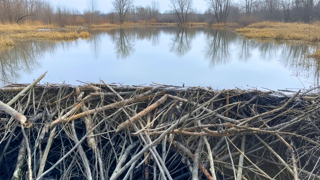 Breaking a Beaver Dam That Blocked the Whole Canal!