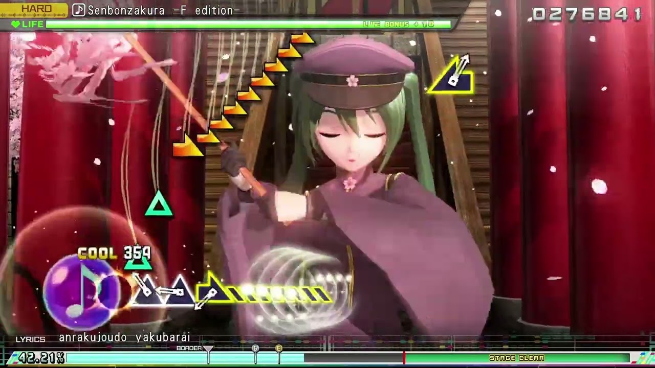 Senbonzakura  -F Edition-  - (Hard Perfect) | Hatsune Miku Project DIVA Mega Mix+