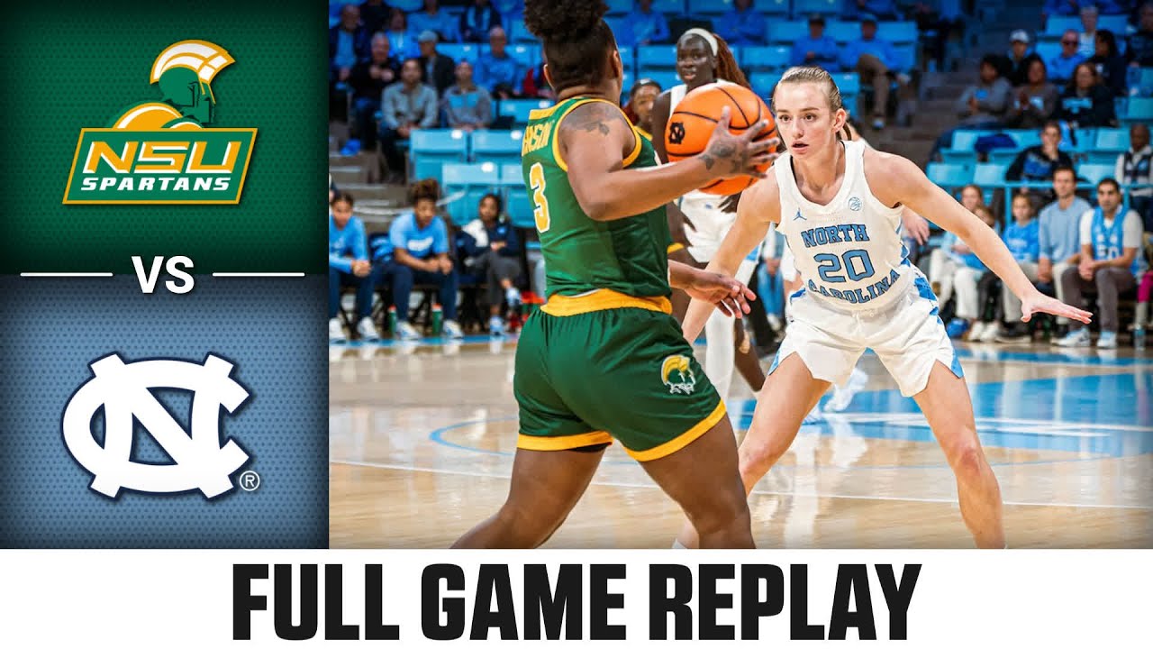 Norfolk State vs. North Carolina Full Game Replay | 2024-25 ACC Women's Basketball