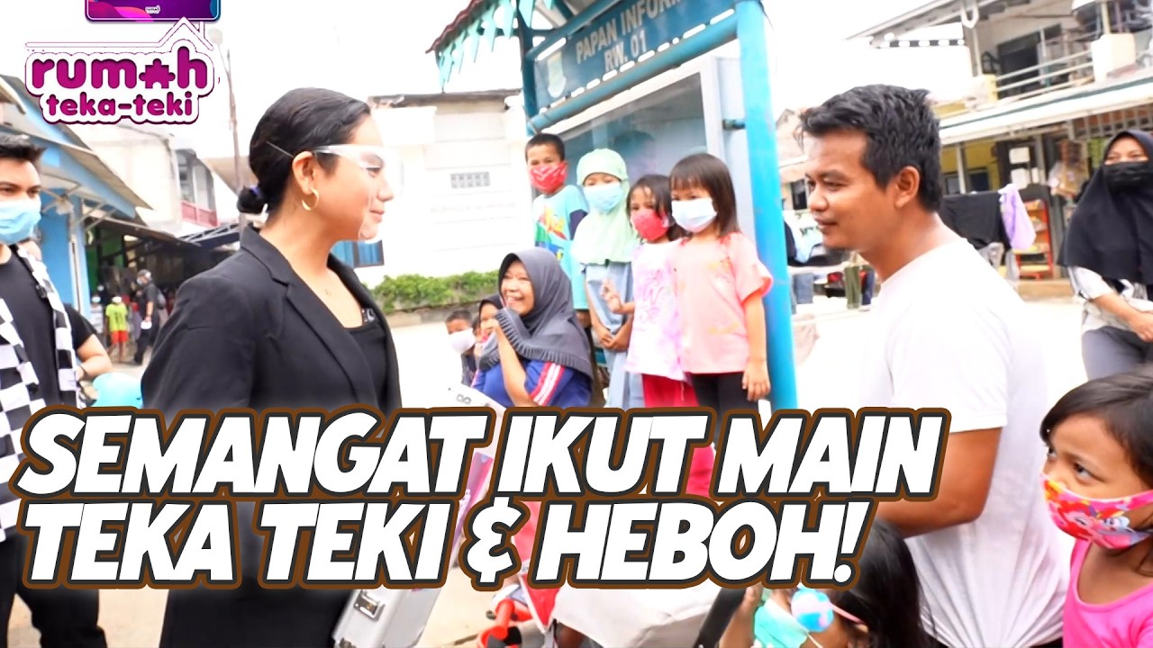 MERHATIIN BAIM & SAHILA, SEMANGAT IKUT MAIN TEKA TEKI & HEBOH | RUMAH TEKA TEKI | EPS.28 (2/3)