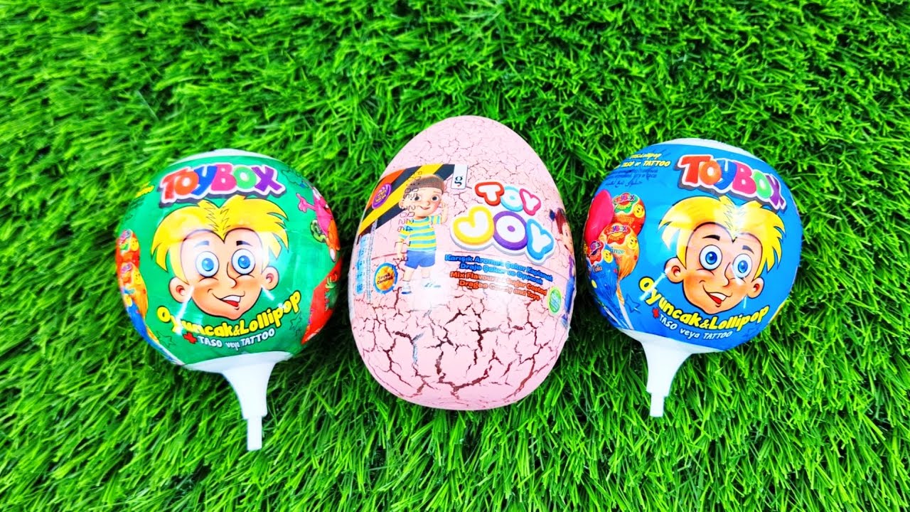 ASMR Most Popular Chocolates / lots of colorful rainbow lollipops candies /unpacking surprise egg