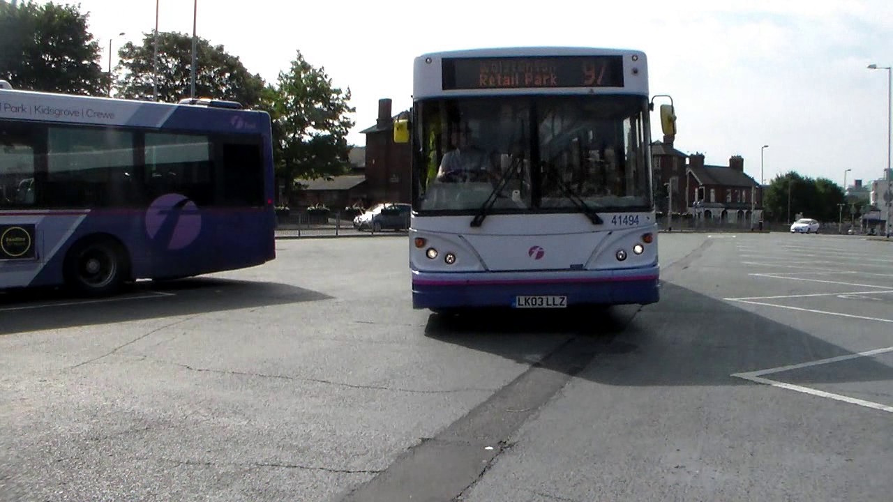 Half an hour at Newcastle-under-Lyme bus station