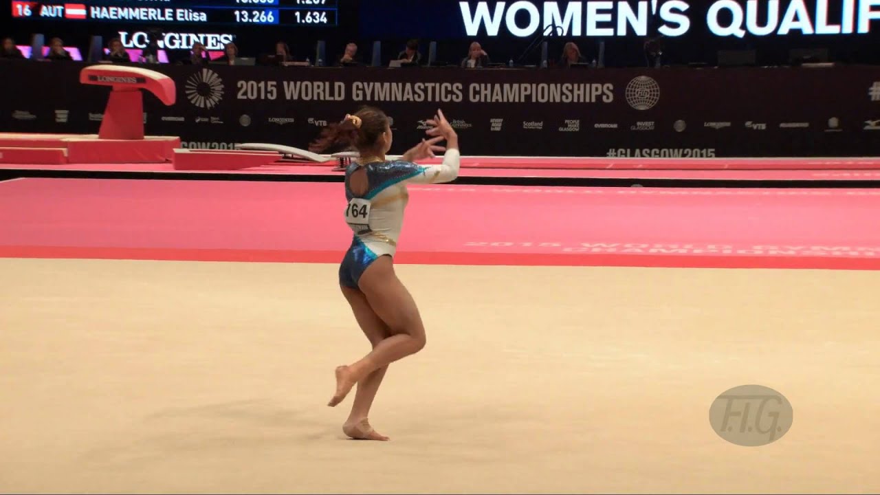 SINGMUANG Kim (SWE) - 2015 Artistic Worlds - Qualifications Floor Exercise