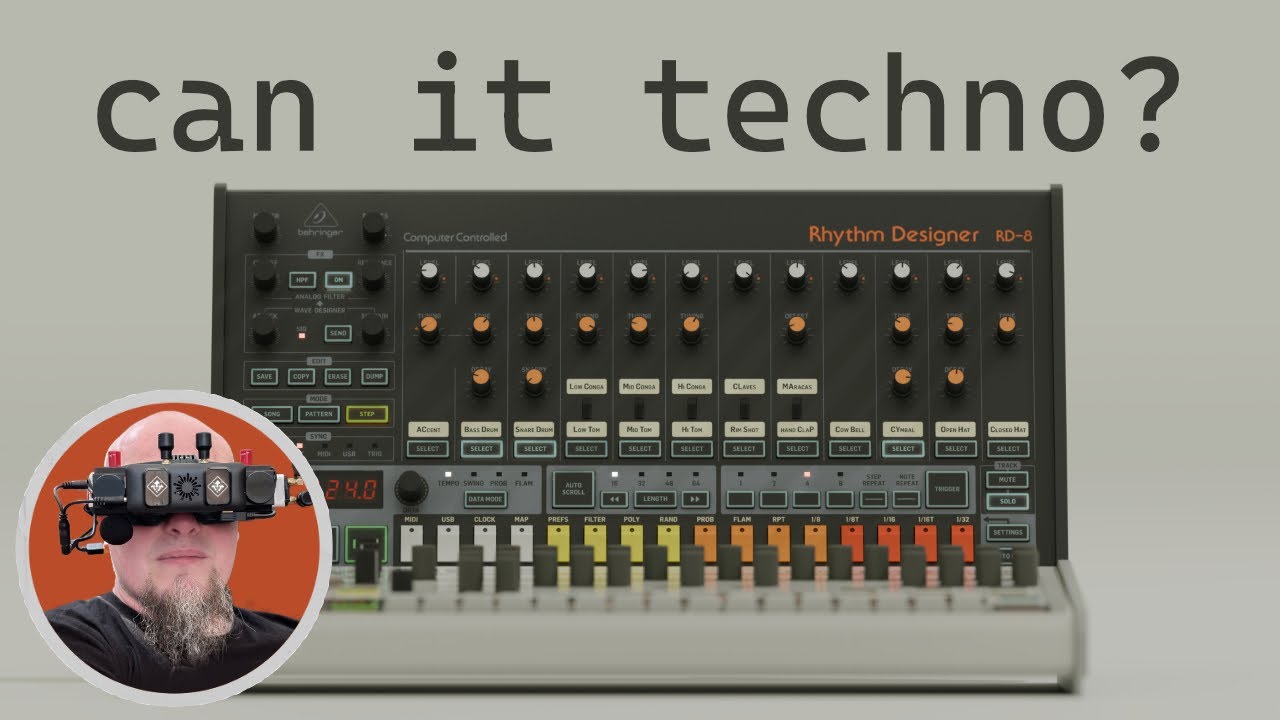 Techno Electro Jam with RD-8, RD-9, Pro-1, TD-3-MO, Neutron, Kobol Expander 2600 | Voiski Underworld