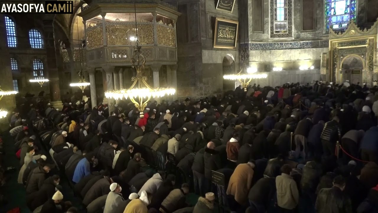 Ayasofya Camii Cuma Namazı (21.01.2022)