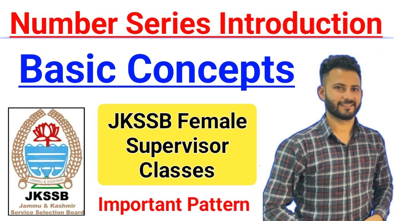 Number Series Introduction || Category Wise Concepts // JKSSB Female Supervisor Reasoning Classes