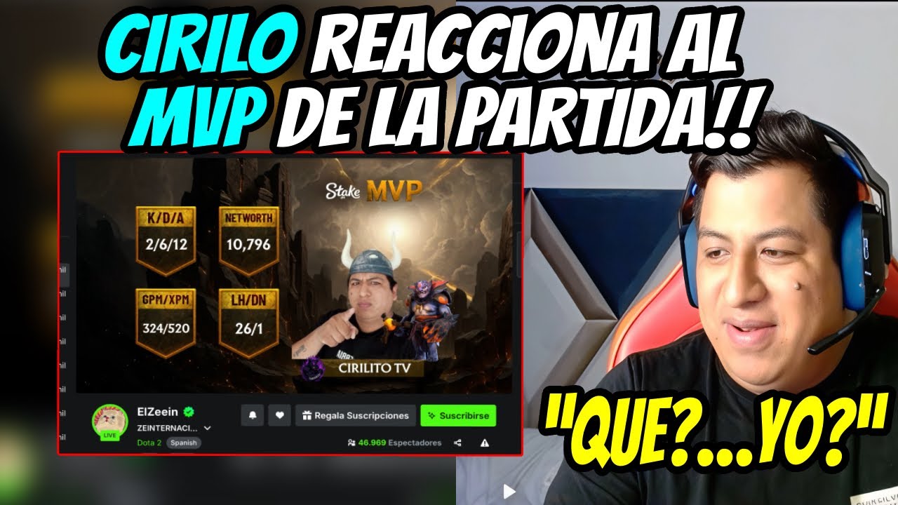 CIRILO REACCIONA AL MVP DE LA SEMIFINAL | ENTREVISTA CON RAMPAGE Y KINGTEKA