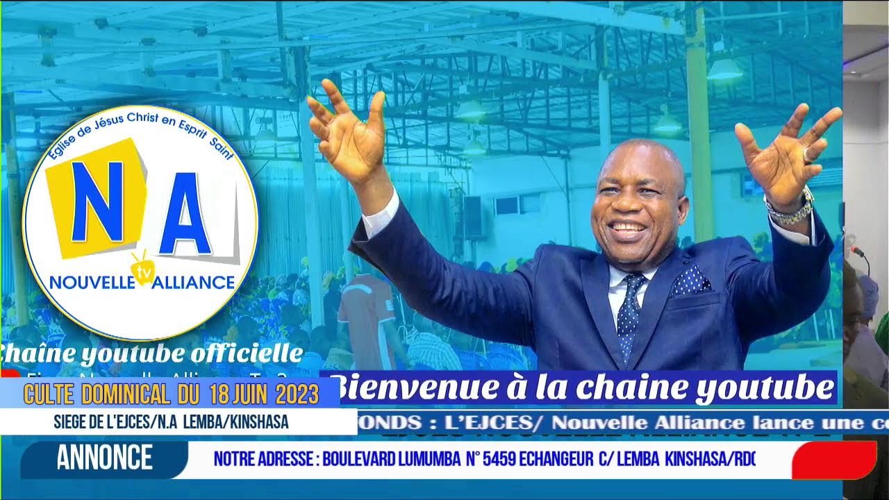 CULTE DOMINICAL DU 18  JUIN 2023 AU SIÈGE DE L'EJCES N.A AVEC CHORALE BILENGE SIEGE