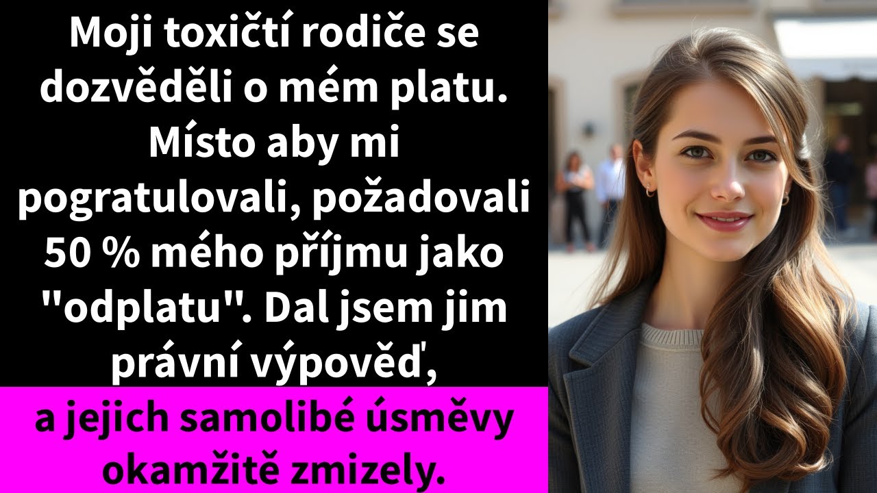Moji toxičtí rodiče se dozvěděli o mém platu. Místo aby mi pogratulovali,