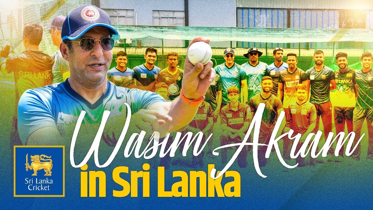 Wasim Akram in Sri Lanka | Training Session Highlights