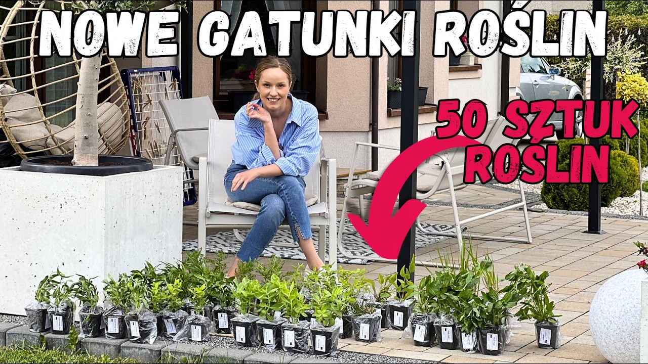 Zam&oacute;wiliśmy 50 sztuk ROŚLIN do ogrodu | Dosadzamy rośliny w rabatach #ogr&oacute;d #rośliny #dom