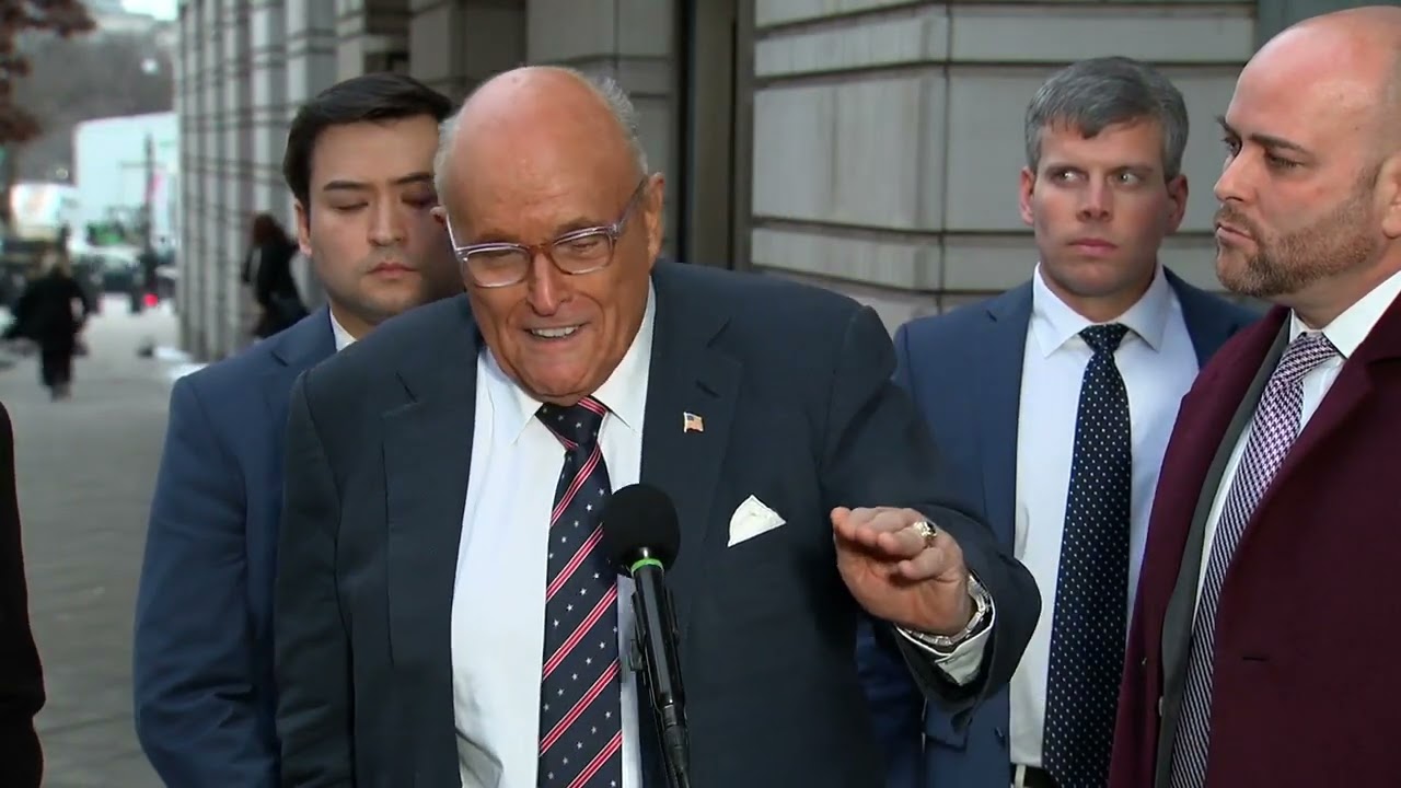 RAW: Rudy Giuliani speaks after being held in contempt in election lies case