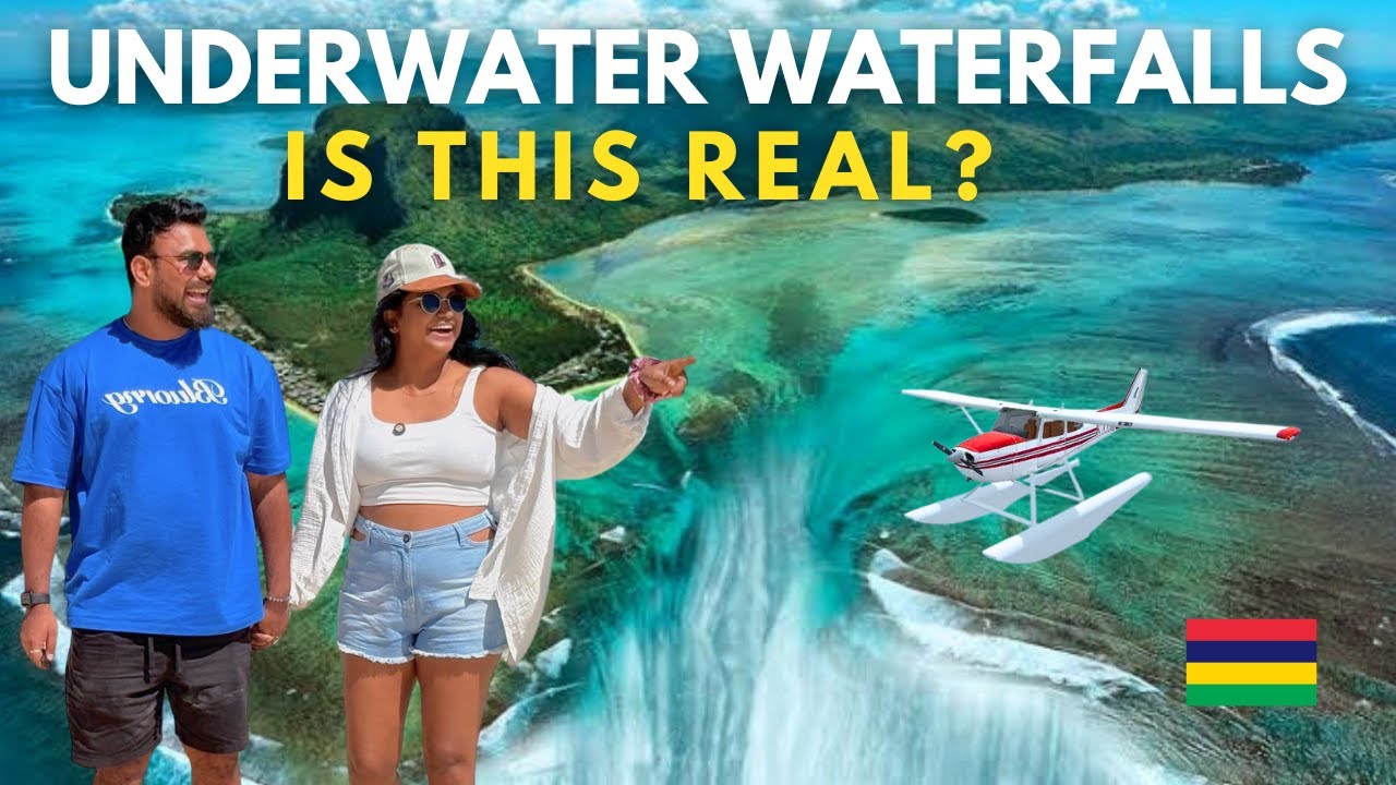 Mauritius underwater waterfall | Seaplane ride | 8th wonder | Belle Mare Beach 🏖️ 