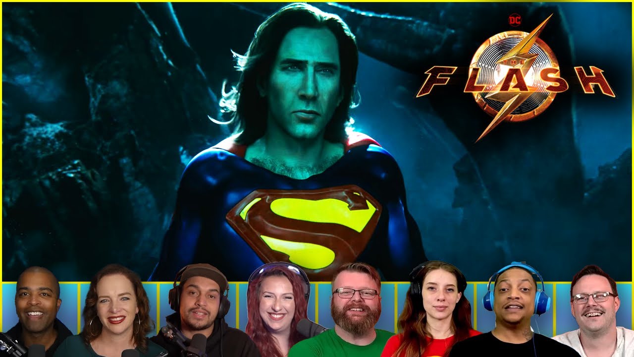 Reactors Reactions to the SUPERMAN MULTIVERSE SCENE | The Flash (2023)