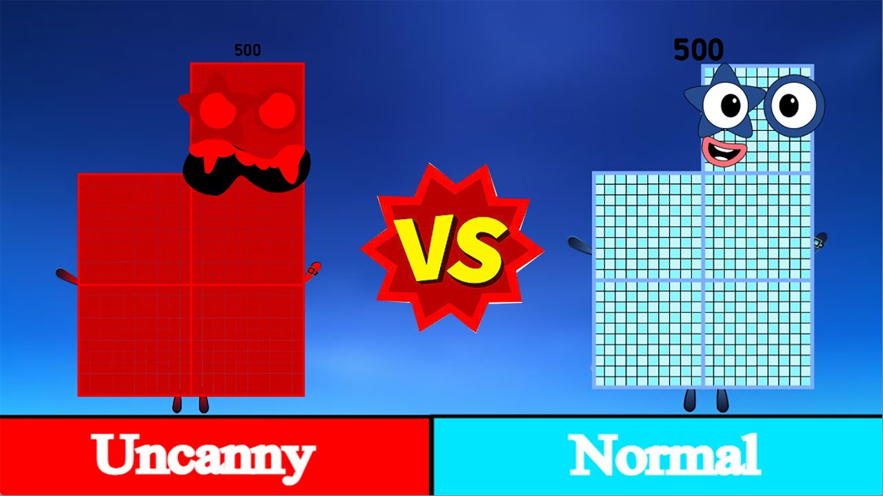 Uncannyblocks Band Remastered (401-500) Uncanny Vs Normal (Part-5).  Who win??